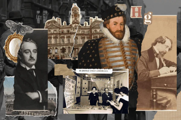 Historic view of Hatton Garden