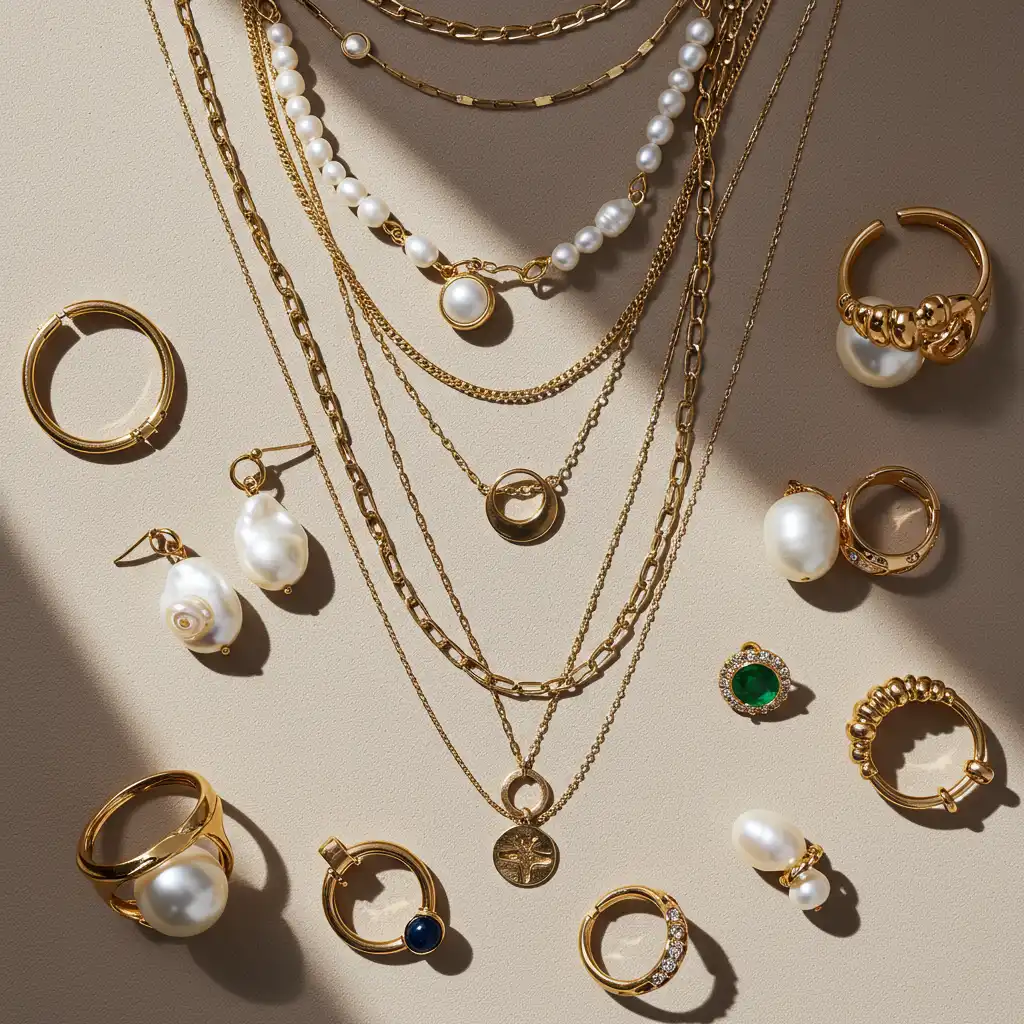Jewellery Trends: Layered Necklaces, Pearls, and More